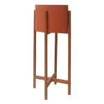 ΓΛΑΣΤΡΑ ΕΣΩΤ.ΧΩΡΟΥ RENTIL HM4684.08L FIBER CEMENT ΧΡΩΜΑ ΤΕΡΑΚΟΤΑ--ΒΑΣΗ TEAK Φ27x66Υ