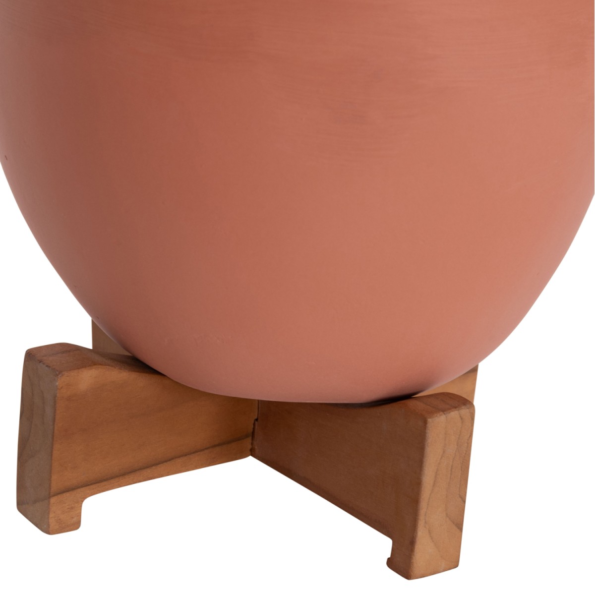 ΓΛΑΣΤΡΕΣ ΣΕΤ 2ΤΜΧ SEON HM4686.08 TERRACOTTA ΣΕ ΛΕΥΚΟ & ΤΕΡΑΚΟΤΑ--TEAK ΒΑΣΗ