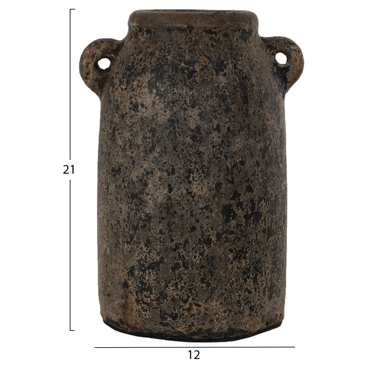 ΔΙΑΚΟΣΜΗΤΙΚA ΒΑΖA ΑΠΟ TERRACOTTA ΓΚΡΙ HM7710 ΔΙΑΚΟΣΜΗΤΙΚA ΒΑΖA ΑΠΟ TERRACOTTA ΓΚΡΙ HM7710