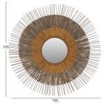 ΚΑΘΡΕΠΤΗΣ ΜΕ ΠΛΑΙΣΙΟ MENDONG GRASS Φ105εκ ΣΕ ΧΡΩΜΑ ΦΥΣΙΚΟ ΧΡΥΣΟ HM7798 ΚΑΘΡΕΠΤΗΣ ΜΕ ΠΛΑΙΣΙΟ MENDONG GRASS Φ105εκ ΣΕ ΧΡΩΜΑ ΦΥΣΙΚΟ ΧΡΥΣΟ HM7798
