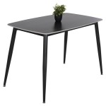 ΤΡΑΠΕΖΙ RAVEN HM9854.02 ΚΕΡΑΜΙΚΟ TOP ΜΑΥΡΟ ΜΑΡΜΑΡΟ-ΜΑΥΡΟ ΜΕΤΑΛΛΟ 120x70x73Υεκ.