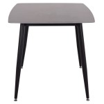 ΤΡΑΠΕΖΙ RAVEN HM18149.02 ΚΕΡΑΜΙΚΟ TOP ΜΕ ΟΨΗ ΜΑΥΡΟ ΜΑΡΜΑΡΟ 140x80x74Υεκ.