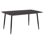 ΤΡΑΠΕΖΙ RAVEN HM18150.02 ΚΕΡΑΜΙΚΟ TOP ΜΕ ΟΨΗ ΜΑΥΡΟ ΜΑΡΜΑΡΟ 160x80x74Υεκ.