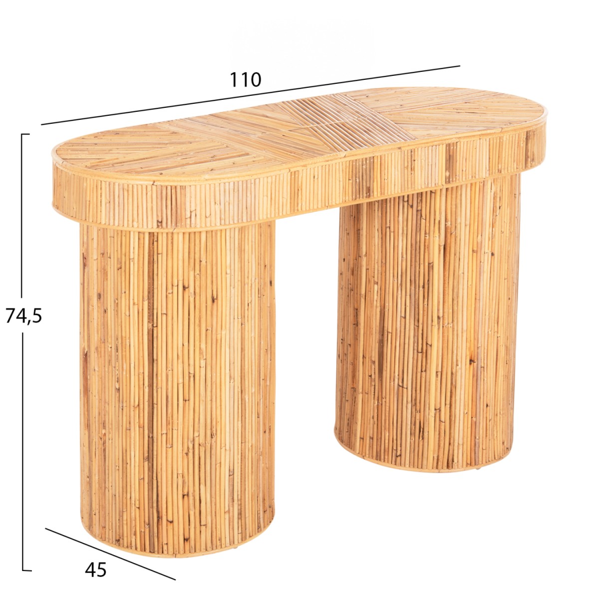 ΚΟΝΣΟΛΑ ΟΒΑΛ GATSBY HM9871 ΦΥΣΙΚΟ RATTAN ΣΕ ΦΥΣΙΚΟ ΧΡΩΜΑ 110x45x74,5Υεκ. ΚΟΝΣΟΛΑ ΟΒΑΛ GATSBY HM9871 ΦΥΣΙΚΟ RATTAN ΣΕ ΦΥΣΙΚΟ ΧΡΩΜΑ 110x45x74,5Υεκ.