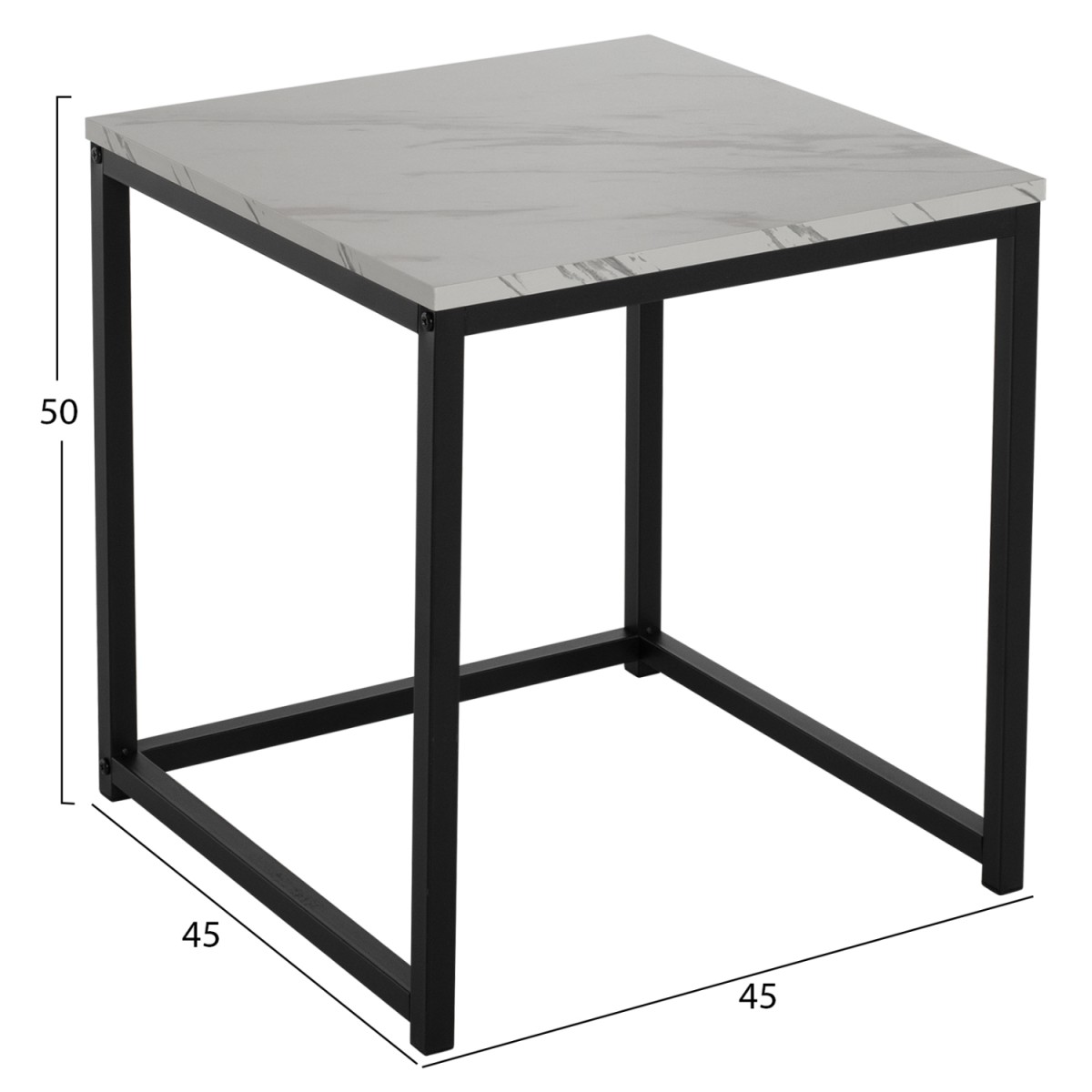ΖΙΓΚΟΝ GRELAY 2 ΤΕΜ MDF ΟΨΗ ΜΑΡΜΑΡΟΥ & ΜΕΤΑΛΛΟ HM8762.12 45Χ45Χ50εκ. & 37Χ37Χ43 εκ. ΖΙΓΚΟΝ GRELAY 2 ΤΕΜ MDF ΟΨΗ ΜΑΡΜΑΡΟΥ & ΜΕΤΑΛΛΟ HM8762.12 45Χ45Χ50εκ. & 37Χ37Χ43 εκ.