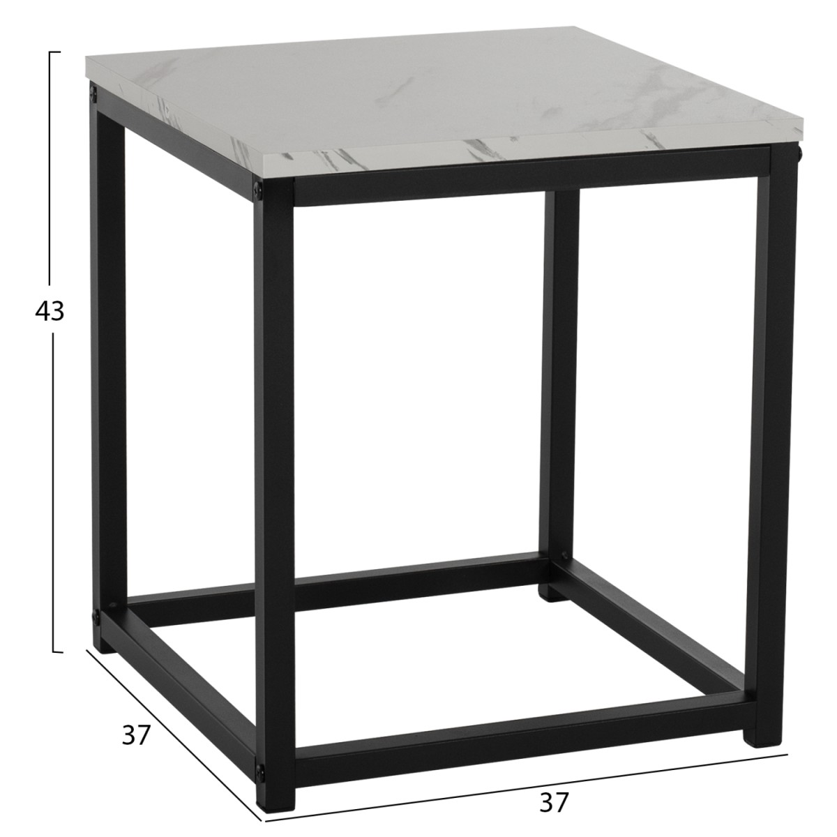 ΖΙΓΚΟΝ GRELAY 2 ΤΕΜ MDF ΟΨΗ ΜΑΡΜΑΡΟΥ & ΜΕΤΑΛΛΟ HM8762.12 45Χ45Χ50εκ. & 37Χ37Χ43 εκ. ΖΙΓΚΟΝ GRELAY 2 ΤΕΜ MDF ΟΨΗ ΜΑΡΜΑΡΟΥ & ΜΕΤΑΛΛΟ HM8762.12 45Χ45Χ50εκ. & 37Χ37Χ43 εκ.