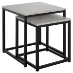 ΖΙΓΚΟΝ GRELAY 2 ΤΕΜ MDF ΟΨΗ ΜΑΡΜΑΡΟΥ & ΜΕΤΑΛΛΟ HM8762.12 45Χ45Χ50εκ. & 37Χ37Χ43 εκ. ΖΙΓΚΟΝ GRELAY 2 ΤΕΜ MDF ΟΨΗ ΜΑΡΜΑΡΟΥ & ΜΕΤΑΛΛΟ HM8762.12 45Χ45Χ50εκ. & 37Χ37Χ43 εκ.
