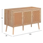 ΜΠΟΥΦΕΣ ΜΕΛΑΜΙΝΗΣ COLM- ΣΥΝΘ. RATTAN ΣΤΙΣ ΠΟΡΤΕΣ HM9220.11 120Χ39Χ70Υεκ. ΜΠΟΥΦΕΣ ΜΕΛΑΜΙΝΗΣ COLM- ΣΥΝΘ. RATTAN ΣΤΙΣ ΠΟΡΤΕΣ HM9220.11 120Χ39Χ70Υεκ.
