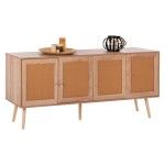 ΜΠΟΥΦΕΣ COLM HM9440.11 ΜΕΛΑΜΙΝΗΣ & ΣΥΝΘΕΤΙΚΟ RATTAN ΣΤΙΣ 4 ΠΟΡΤΕΣ 160x39,5x71Yεκ. ΜΠΟΥΦΕΣ COLM HM9440.11 ΜΕΛΑΜΙΝΗΣ & ΣΥΝΘΕΤΙΚΟ RATTAN ΣΤΙΣ 4 ΠΟΡΤΕΣ 160x39,5x71Yεκ.