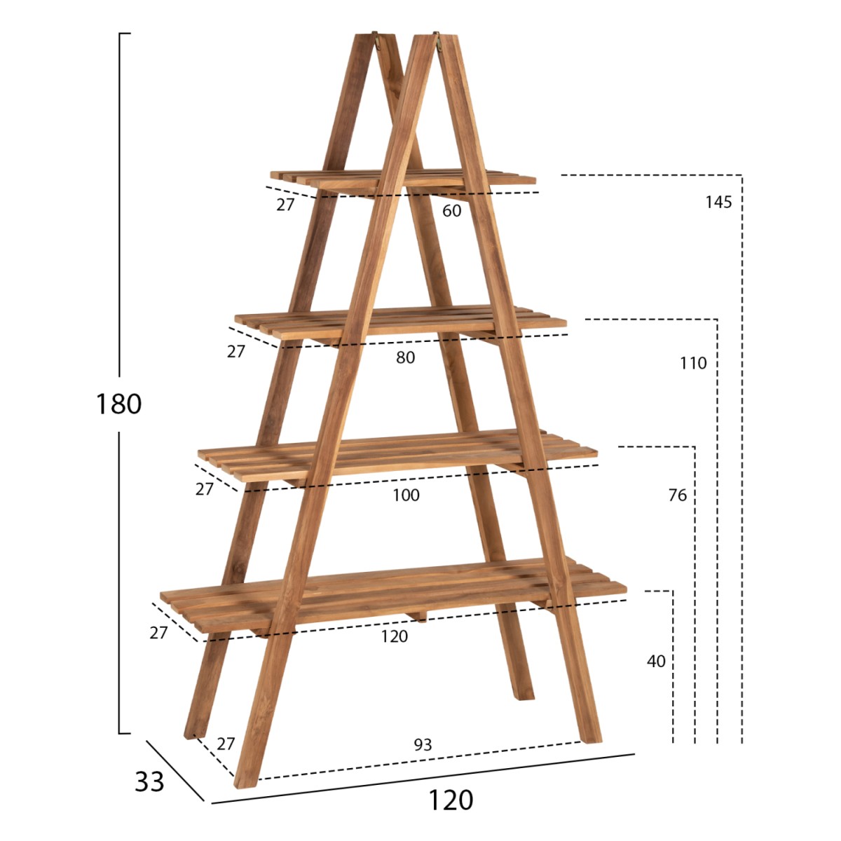 ΒΙΒΛΙΟΘΗΚΗ STAM HM7895 TEAK ΞΥΛΟ ΣΕ ΦΥΣΙΚΟ ΧΡΩΜΑ 120x33x180Y εκ. ΒΙΒΛΙΟΘΗΚΗ STAM HM7895 TEAK ΞΥΛΟ ΣΕ ΦΥΣΙΚΟ ΧΡΩΜΑ 120x33x180Y εκ.