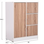 ΝΤΟΥΛΑΠΙ ΜΕ 4 ΑΠΟΘ.ΧΩΡΟΥΣ MATIN HM2479.01 SONAMA OAK-ΛΕΥΚΗ ΜΕΛΑΜΙΝΗ 80x39,5x99,5Υεκ ΝΤΟΥΛΑΠΙ ΜΕ 4 ΑΠΟΘ.ΧΩΡΟΥΣ MATIN HM2479.01 SONAMA OAK-ΛΕΥΚΗ ΜΕΛΑΜΙΝΗ 80x39,5x99,5Υεκ