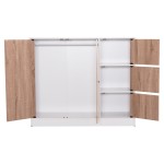ΝΤΟΥΛΑΠΙ ΜΕ 4 ΑΠΟΘ.ΧΩΡΟΥΣ MATIN HM2480.01 SONAMA OAK-ΛΕΥΚΗ ΜΕΛΑΜΙΝΗ 117x39,5x99,5Υεκ ΝΤΟΥΛΑΠΙ ΜΕ 4 ΑΠΟΘ.ΧΩΡΟΥΣ MATIN HM2480.01 SONAMA OAK-ΛΕΥΚΗ ΜΕΛΑΜΙΝΗ 117x39,5x99,5Υεκ