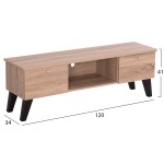 ΕΠΙΠΛΟ ΤΗΛΕΟΡΑΣΗΣ IREN HM2481.01 ΜΕΛΑΜΙΝΗ ΣΕ SONAMA OAK-ΜΑΥΡΟ 120x32,5-34x41Yεκ. ΕΠΙΠΛΟ ΤΗΛΕΟΡΑΣΗΣ IREN HM2481.01 ΜΕΛΑΜΙΝΗ ΣΕ SONAMA OAK-ΜΑΥΡΟ 120x32,5-34x41Yεκ.
