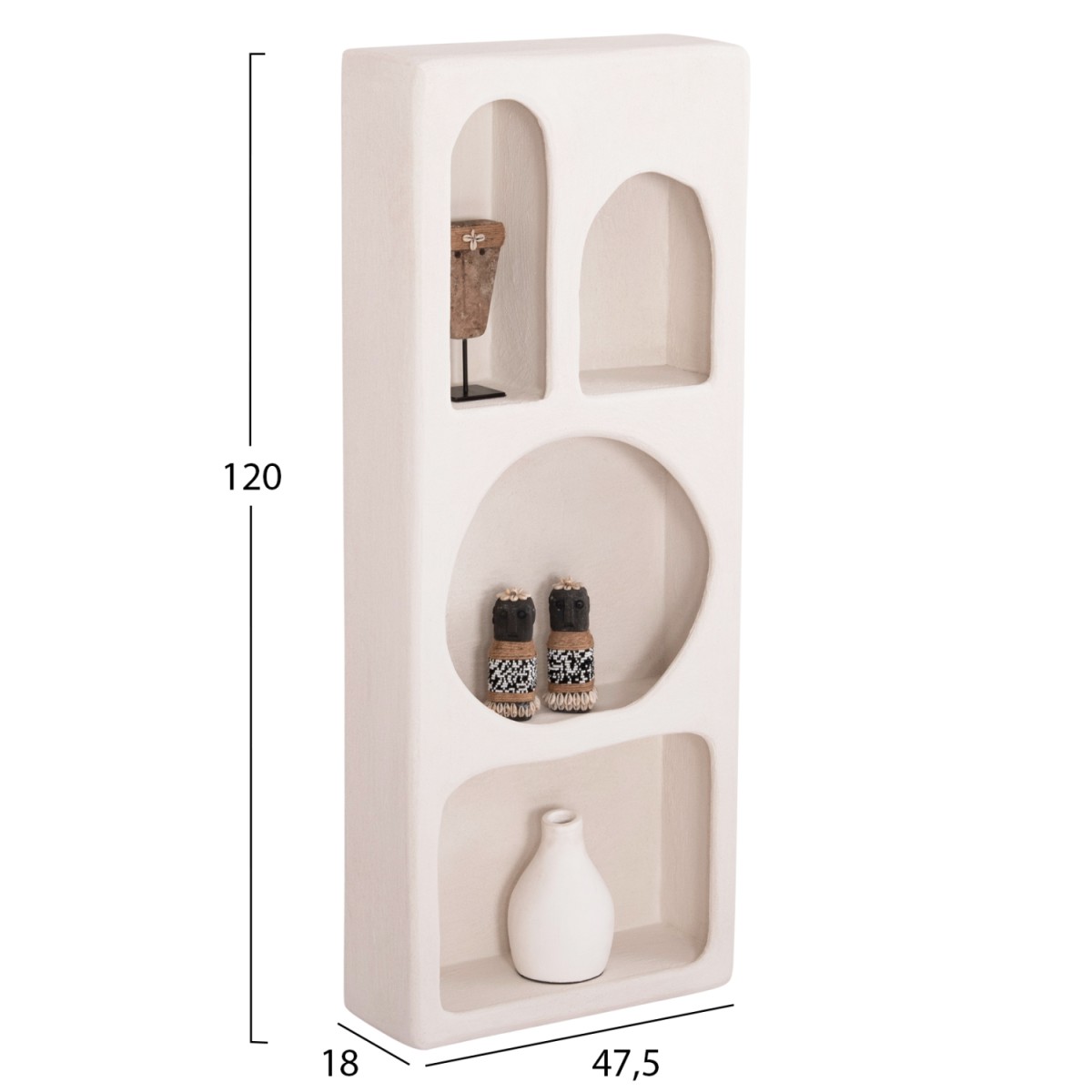 ΡΑΦΙΕΡΑ ΤΟΙΧΟΥ ΣΕΙΡΑ SANTORINI HM18069 MDF ΣΕ ΥΠΟΛΕΥΚΟ ΧΡΩΜΑ 47,5x18x120Υεκ. ΡΑΦΙΕΡΑ ΤΟΙΧΟΥ ΣΕΙΡΑ SANTORINI HM18069 MDF ΣΕ ΥΠΟΛΕΥΚΟ ΧΡΩΜΑ 47,5x18x120Υεκ.