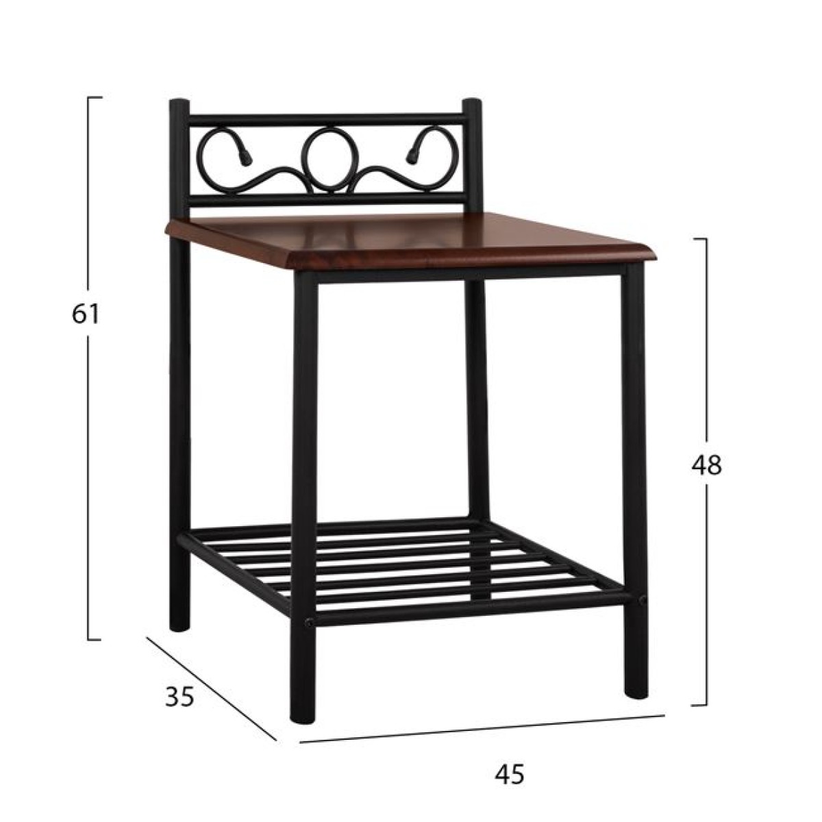 ΚΟΜΟΔΙΝΟ SUZIE HM388 ΑΠΟ ΜΕΤΑΛΛΟ ΚΑΙ ΞΥΛΟ 45x35x48-61 εκ. ΚΟΜΟΔΙΝΟ SUZIE HM388 ΑΠΟ ΜΕΤΑΛΛΟ ΚΑΙ ΞΥΛΟ 45x35x48-61 εκ.