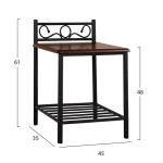 ΚΟΜΟΔΙΝΟ SUZIE HM388 ΑΠΟ ΜΕΤΑΛΛΟ ΚΑΙ ΞΥΛΟ 45x35x48-61 εκ. ΚΟΜΟΔΙΝΟ SUZIE HM388 ΑΠΟ ΜΕΤΑΛΛΟ ΚΑΙ ΞΥΛΟ 45x35x48-61 εκ.