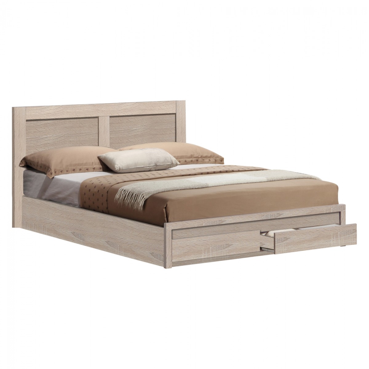 ΚΡΕΒΑΤΙ CAPRI HM399.02 ΜΕ 2 ΣΥΡΤΑΡΙΑ SONOMA 160x200 εκ. ΚΡΕΒΑΤΙ CAPRI HM399.02 ΜΕ 2 ΣΥΡΤΑΡΙΑ SONOMA 160x200 εκ.