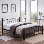ΚΡΕΒΑΤΙ ΔΙΠΛΟ SUZIE HM585 ΓΙΑ ΣΤΡΩΜΑ 150x200 εκ. ΜΕΤΑΛΛΟ ΞΥΛΟ ΚΡΕΒΑΤΙ ΔΙΠΛΟ SUZIE HM585 ΓΙΑ ΣΤΡΩΜΑ 150x200 εκ. ΜΕΤΑΛΛΟ ΞΥΛΟ