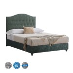 ΚΡΕΒΑΤΙ MALENA ΑΠΟ ΠΡΑΣΙΝΟ ΥΦΑΣΜΑ τύπου NUBUCK, HM647.27 ΓΙΑ ΣΤΡΩΜΑ 120x200 εκ. ΚΡΕΒΑΤΙ MALENA ΑΠΟ ΠΡΑΣΙΝΟ ΥΦΑΣΜΑ τύπου NUBUCK, HM647.27 ΓΙΑ ΣΤΡΩΜΑ 120x200 εκ.