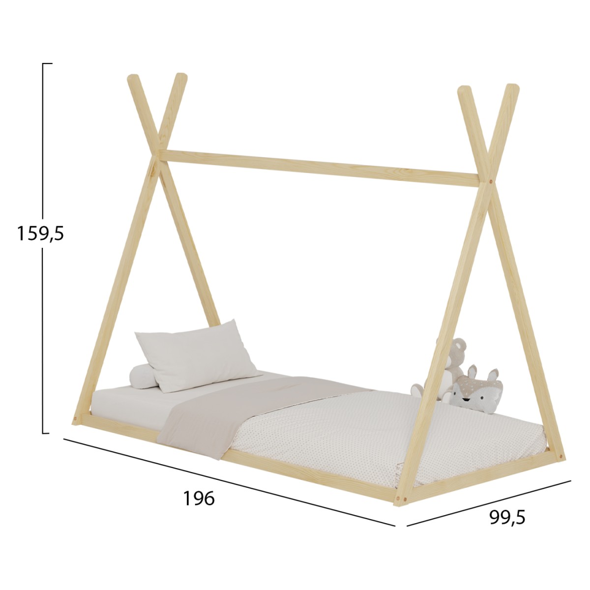 ΚΡΕΒΑΤΙ ΠΑΙΔΙΚΟ MUNK HM681.01 τ.MONTESSORI ΜΑΣΙΦ ΞΥΛΟ ΠΕΥΚΟΥ ΦΥΣΙΚΟ- 190x90εκ ΚΡΕΒΑΤΙ ΠΑΙΔΙΚΟ MUNK HM681.01 τ.MONTESSORI ΜΑΣΙΦ ΞΥΛΟ ΠΕΥΚΟΥ ΦΥΣΙΚΟ- 190x90εκ
