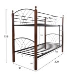 ΚΟΥΚΕΤΑ ΚΡΕΒΑΤΙ STOREY HM687 ΜΑΥΡΟ ΜΕΤΑΛΛΟ-ΚΑΡΥΔΙ RUBBERWOOD-ΓΙΑ ΣΤΡΩΜΑ 190x90εκ ΚΟΥΚΕΤΑ ΚΡΕΒΑΤΙ STOREY HM687 ΜΑΥΡΟ ΜΕΤΑΛΛΟ-ΚΑΡΥΔΙ RUBBERWOOD-ΓΙΑ ΣΤΡΩΜΑ 190x90εκ