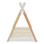 ΚΡΕΒΑΤΙ ΠΑΙΔΙΚΟ MUNK HM699.03 τ.MONTESSORI ΞΥΛΟ ΠΕΥΚΟΥ ΦΥΣΙΚΟ-ΛΕΥΚΟ- 190x90εκ
