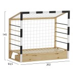 ΚΡΕΒΑΤΙ ΠΑΙΔΙΚΟ τ.MONTESSORI ΜΕ ΣΥΡΤΑΡΙ GOALIE HM700 ΞΥΛΟ ΠΕΥΚΟΥ ΦΥΣΙΚΟ-ΛΕΥΚΟ-ΜΑΥΡΟ- 190x90εκ ΚΡΕΒΑΤΙ ΠΑΙΔΙΚΟ τ.MONTESSORI ΜΕ ΣΥΡΤΑΡΙ GOALIE HM700 ΞΥΛΟ ΠΕΥΚΟΥ ΦΥΣΙΚΟ-ΛΕΥΚΟ-ΜΑΥΡΟ- 190x90εκ