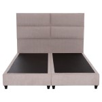 ΚΡΕΒΑΤΙ MILO HM616.32 ΜΠΕΖ ΥΦΑΣΜΑ ΓΙΑ ΣΤΡΩΜΑ 160x200εκ