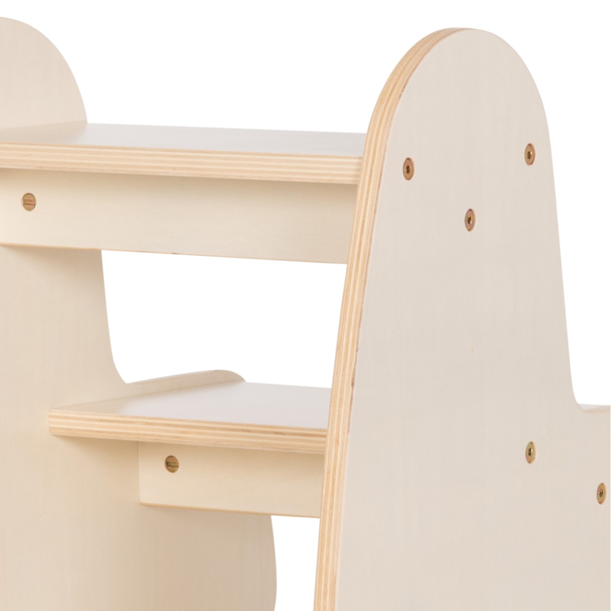 ΠΑΙΔΙΚΗ ΣΚΑΛΑ/ΣΚΑΜΠΟ RICKI HM18340.01 MDF & ΚΟΝΤΡΑΠΛΑΚΕ ΦΥΣΙΚΟ 33x43.5x40.5Υεκ