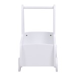 ΠΑΙΔΙΚΟ ΤΡΟΛΕΥ/ΚΑΡΟΤΣΑΚΙ RICKI HM18341.03 MDF & ΚΟΝΤΡΑΠΛΑΚΕ ΛΕΥΚΟ 33x45x50Υεκ