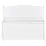 ΠΑΓΚΑΚΙ ΠΑΙΔΙΚΟ ΜΕ ΑΠΟΘ.ΧΩΡΟ RICKI HM18342.03 MDF & ΚΟΝΤΡΑΠΛΑΚΕ ΛΕΥΚΟ 63x43x47Υεκ
