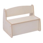 ΠΑΓΚΑΚΙ ΠΑΙΔΙΚΟ ΜΕ ΑΠΟΘ.ΧΩΡΟ RICKI HM18342.01 MDF & ΚΟΝΤΡΑΠΛΑΚΕ ΦΥΣΙΚΟ 63x43x47Υεκ