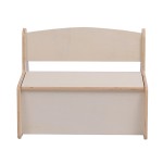 ΠΑΓΚΑΚΙ ΠΑΙΔΙΚΟ ΜΕ ΑΠΟΘ.ΧΩΡΟ RICKI HM18342.01 MDF & ΚΟΝΤΡΑΠΛΑΚΕ ΦΥΣΙΚΟ 63x43x47Υεκ