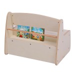 ΠΑΓΚΑΚΙ ΠΑΙΔΙΚΟ ΜΕ ΑΠΟΘ.ΧΩΡΟ RICKI HM18342.01 MDF & ΚΟΝΤΡΑΠΛΑΚΕ ΦΥΣΙΚΟ 63x43x47Υεκ