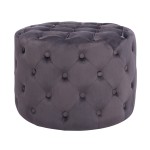 ΣΚΑΜΠΟ KASSIE ΓΚΡΙ ΒΕΛΟΥΔΟ ΤΥΠΟΥ CHESTERFIELD HM8406.01 Φ60x43Υ εκ. ΣΚΑΜΠΟ KASSIE ΓΚΡΙ ΒΕΛΟΥΔΟ ΤΥΠΟΥ CHESTERFIELD HM8406.01 Φ60x43Υ εκ.