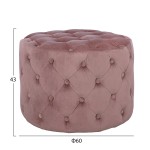 ΣΚΑΜΠΟ KASSIE ΣΑΠΙΟ ΜΗΛΟ ΒΕΛΟΥΔΟ ΤΥΠΟΥ CHESTERFIELD HM8406.02 Φ60x43Υ εκ. ΣΚΑΜΠΟ KASSIE ΣΑΠΙΟ ΜΗΛΟ ΒΕΛΟΥΔΟ ΤΥΠΟΥ CHESTERFIELD HM8406.02 Φ60x43Υ εκ.