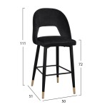 ΣΚΑΜΠΟ ΜΠΑΡ HARPER HM8526.04 ΒΕΛΟΥΔΟ ΜΑΥΡΟ ΜΕ ΜΕΤΑΛΛΙΚΟ ΣΚΕΛΕΤΟ 50Χ51Χ111Υ εκ. ΣΚΑΜΠΟ ΜΠΑΡ HARPER HM8526.04 ΒΕΛΟΥΔΟ ΜΑΥΡΟ ΜΕ ΜΕΤΑΛΛΙΚΟ ΣΚΕΛΕΤΟ 50Χ51Χ111Υ εκ.