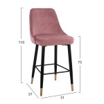 ΣΚΑΜΠΟ ΜΠΑΡ SERENITY HM8519.02 ΒΕΛΟΥΔΟ ΣΑΠΙΟ ΜΗΛΟ ΜΕ ΜΕΤΑΛΛΙΚΟ ΣΚΕΛΕΤΟ 51Χ57Χ110Υ εκ. ΣΚΑΜΠΟ ΜΠΑΡ SERENITY HM8519.02 ΒΕΛΟΥΔΟ ΣΑΠΙΟ ΜΗΛΟ ΜΕ ΜΕΤΑΛΛΙΚΟ ΣΚΕΛΕΤΟ 51Χ57Χ110Υ εκ.