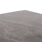 ΤΡΑΠΕΖΙ RAVEN HM18149.13 ΚΕΡΑΜΙΚΟ TOP ΜΕ ΟΨΗ ΓΚΡΙ ΜΑΡΜΑΡΟ 140x80x74Υεκ.