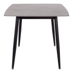 ΤΡΑΠΕΖΙ RAVEN HM18150.13 ΚΕΡΑΜΙΚΟ TOP ΜΕ ΟΨΗ ΓΚΡΙ ΜΑΡΜΑΡΟ 160x80x74Υεκ.