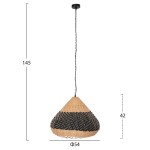 ΦΩΤΙΣΤΙΚΟ ΟΡΟΦΗΣ ΚΡΕΜΑΣΤΟ HM4354 ΦΥΣΙΚΟ RAΤΤΑΝ-PAPER ROPE-ΦΥΣΙΚΟ&ΜΑΥΡΟ Φ54x42-145Υεκ. ΦΩΤΙΣΤΙΚΟ ΟΡΟΦΗΣ ΚΡΕΜΑΣΤΟ HM4354 ΦΥΣΙΚΟ RAΤΤΑΝ-PAPER ROPE-ΦΥΣΙΚΟ&ΜΑΥΡΟ Φ54x42-145Υεκ.