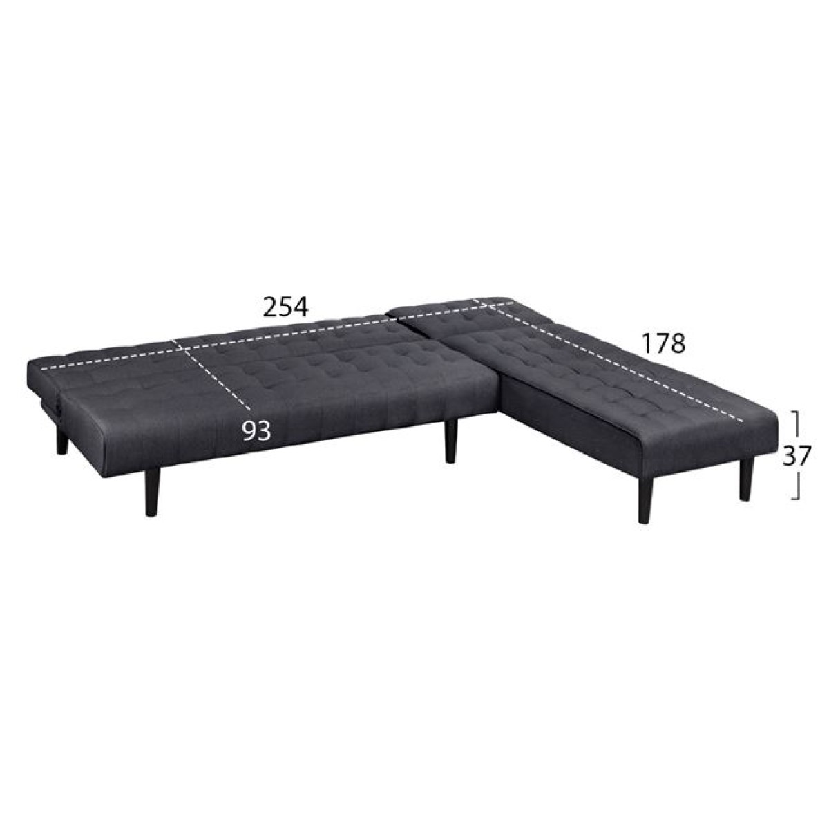 ΚΑΝΑΠΕΣ ΚΡΕΒΑΤΙ ΓΩΝΙΑ ΑΝΑΣΤΡΕΨΙΜΗ ZELDA HM3154.01 ΜΕ ΓΚΡΙ ΥΦΑΣΜΑ 254X163X74Y εκ. ΚΑΝΑΠΕΣ ΚΡΕΒΑΤΙ ΓΩΝΙΑ ΑΝΑΣΤΡΕΨΙΜΗ ZELDA HM3154.01 ΜΕ ΓΚΡΙ ΥΦΑΣΜΑ 254X163X74Y εκ.