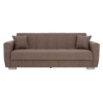 ΚΑΝΑΠΕΣ ΚΡΕΒΑΤΙ POLYA ΤΡΙΘΕΣΙΟΣ ΚΑΦΕ HM3240.02 215x80x77 εκ. ΚΑΝΑΠΕΣ ΚΡΕΒΑΤΙ POLYA ΤΡΙΘΕΣΙΟΣ ΚΑΦΕ HM3240.02 215x80x77 εκ.