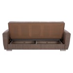 ΚΑΝΑΠΕΣ ΚΡΕΒΑΤΙ POLYA ΤΡΙΘΕΣΙΟΣ ΚΑΦΕ HM3240.02 215x80x77 εκ. ΚΑΝΑΠΕΣ ΚΡΕΒΑΤΙ POLYA ΤΡΙΘΕΣΙΟΣ ΚΑΦΕ HM3240.02 215x80x77 εκ.