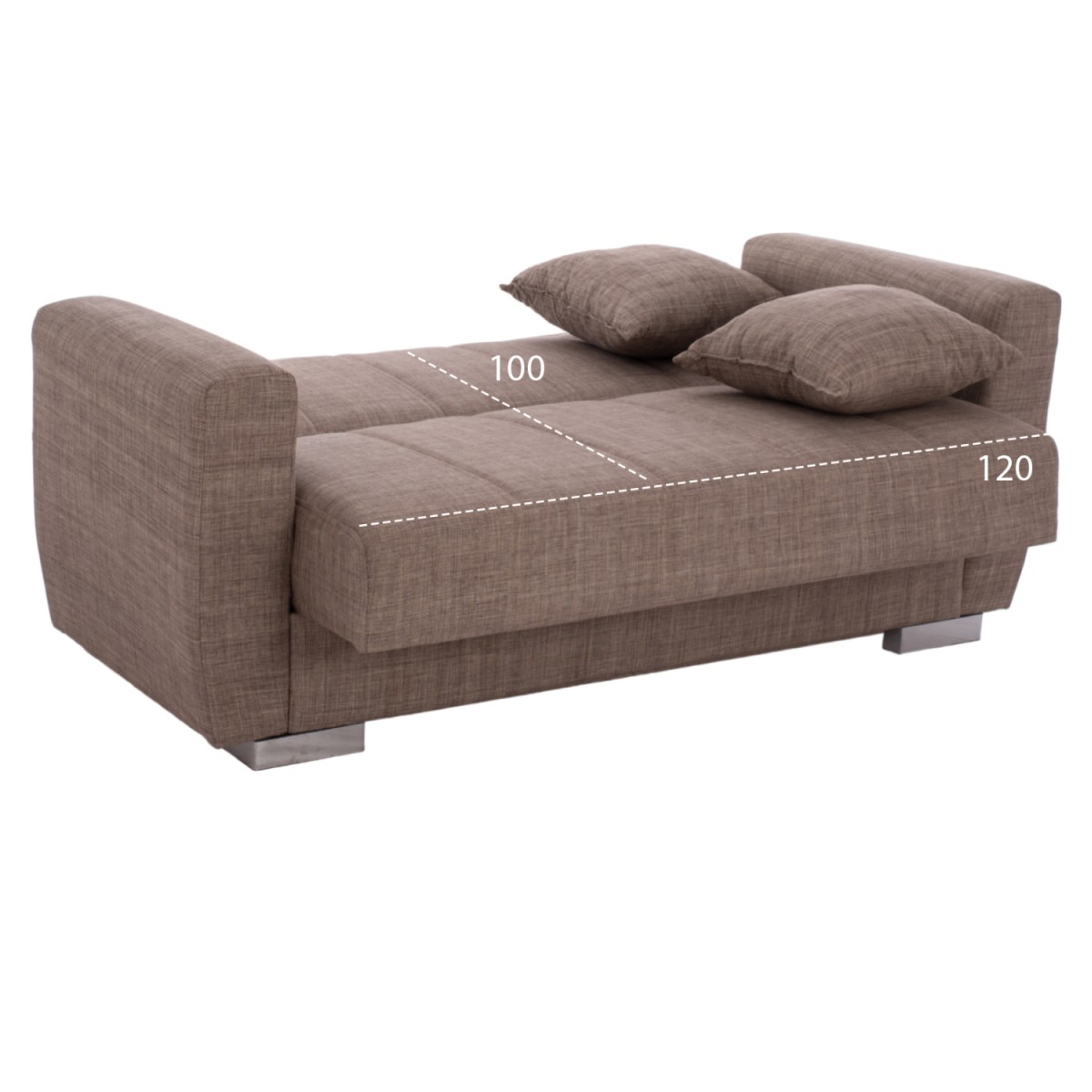 ΚΑΝΑΠΕΣ ΚΡΕΒΑΤΙ POLYA ΔΙΘΕΣΙΟΣ ΚΑΦΕ HM3241.02 150x84x88 εκ. ΚΑΝΑΠΕΣ ΚΡΕΒΑΤΙ POLYA ΔΙΘΕΣΙΟΣ ΚΑΦΕ HM3241.02 150x84x88 εκ.