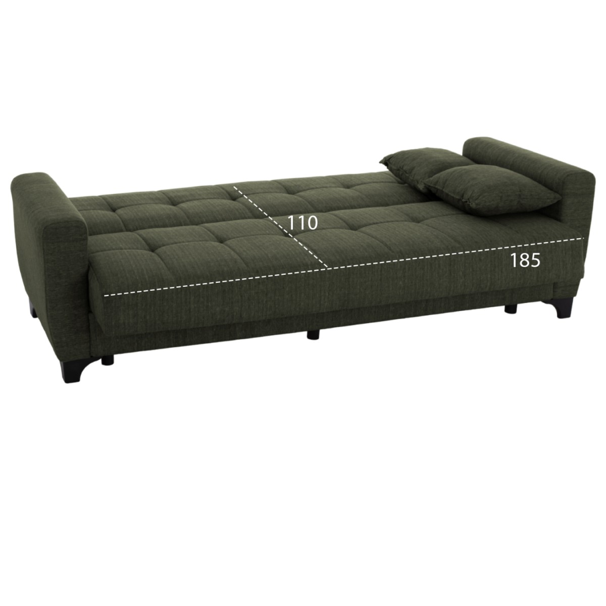 ΚΑΝΑΠΕΣ ΚΡΕΒΑΤΙ HEMA TΡΙΘΕΣΙΟΣ ΨΗΛΗ ΠΛΑΤΗ DARK OLIVE HM3242.05 215x84x88Υεκ. ΚΑΝΑΠΕΣ ΚΡΕΒΑΤΙ HEMA TΡΙΘΕΣΙΟΣ ΨΗΛΗ ΠΛΑΤΗ DARK OLIVE HM3242.05 215x84x88Υεκ.