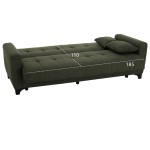 ΚΑΝΑΠΕΣ ΚΡΕΒΑΤΙ HEMA TΡΙΘΕΣΙΟΣ ΨΗΛΗ ΠΛΑΤΗ DARK OLIVE HM3242.05 215x84x88Υεκ. ΚΑΝΑΠΕΣ ΚΡΕΒΑΤΙ HEMA TΡΙΘΕΣΙΟΣ ΨΗΛΗ ΠΛΑΤΗ DARK OLIVE HM3242.05 215x84x88Υεκ.