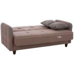 ΚΑΝΑΠΕΣ ΚΡΕΒΑΤΙ ΔΙΘΕΣΙΟΣ SANNA HM3246.01 ΜΠΕΖ 140x82x86 εκ. ΚΑΝΑΠΕΣ ΚΡΕΒΑΤΙ ΔΙΘΕΣΙΟΣ SANNA HM3246.01 ΜΠΕΖ 140x82x86 εκ.
