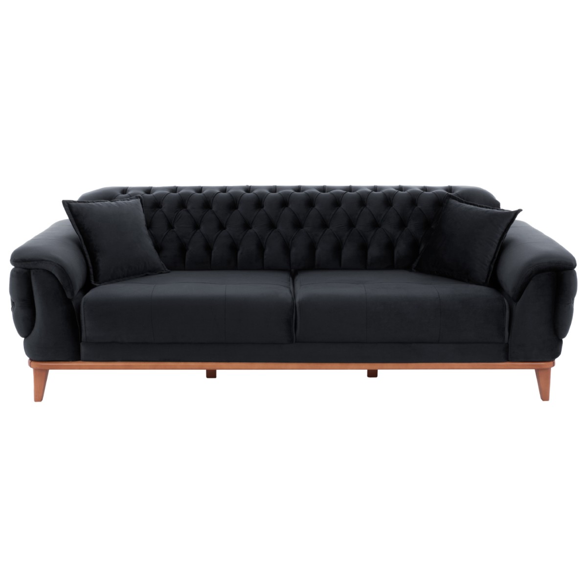 ΚΑΝΑΠΕΣ ΚΡΕΒΑΤΙ BENNINGTON ΤΡΙΘΕΣΙΟΣ ΜΑΥΡΟΣ HM3249.01 240x95x80 εκ. ΚΑΝΑΠΕΣ ΚΡΕΒΑΤΙ BENNINGTON ΤΡΙΘΕΣΙΟΣ ΜΑΥΡΟΣ HM3249.01 240x95x80 εκ.