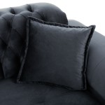 ΚΑΝΑΠΕΣ ΚΡΕΒΑΤΙ BENNINGTON ΤΡΙΘΕΣΙΟΣ ΜΑΥΡΟΣ HM3249.01 240x95x80 εκ. ΚΑΝΑΠΕΣ ΚΡΕΒΑΤΙ BENNINGTON ΤΡΙΘΕΣΙΟΣ ΜΑΥΡΟΣ HM3249.01 240x95x80 εκ.